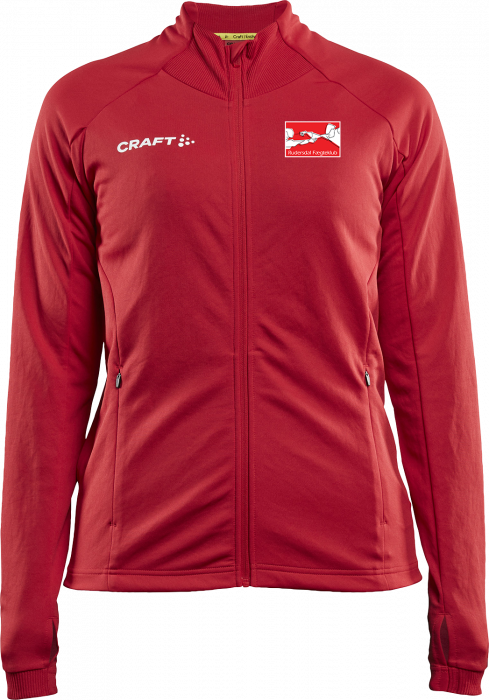 Craft - Evolve Shirt W. Zip Woman - Czerwony